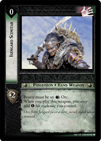 Isengard Scimitar (FOIL)