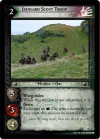 lotr tcg battle of helms deep foils isengard scout troop foil