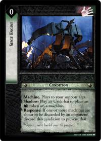 lotr tcg battle of helms deep foils siege engine foil