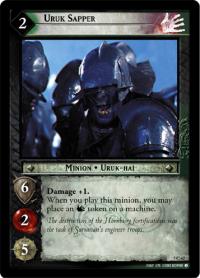 lotr tcg battle of helms deep foils uruk sapper foil