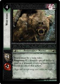 lotr tcg battle of helms deep foils war warg foil