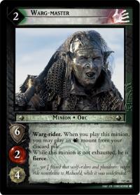 lotr tcg battle of helms deep foils warg master foil