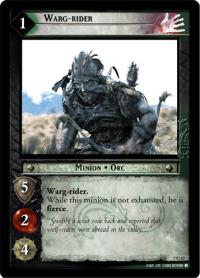 lotr tcg battle of helms deep foils warg rider foil