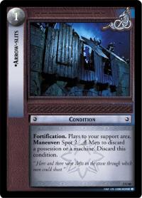 lotr tcg battle of helms deep foils arrow slits foil