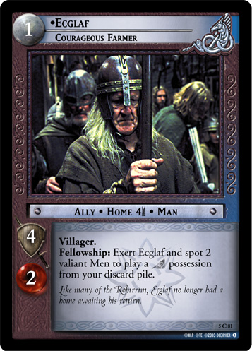 Ecglaf, Courageous Farmer (FOIL)