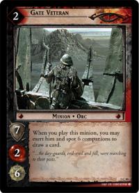 lotr tcg battle of helms deep foils gate veteran foil