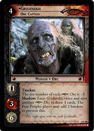 Grishnakh, Orc Captain (FOIL)