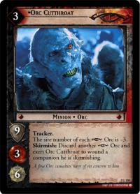 lotr tcg battle of helms deep foils orc cutthroat