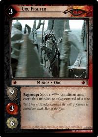 lotr tcg battle of helms deep foils orc fighter