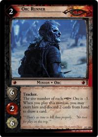 lotr tcg battle of helms deep foils orc runner foil