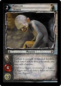 lotr tcg battle of helms deep gollum stinker m