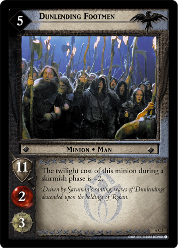 Dunlending Footmen (FOIL)