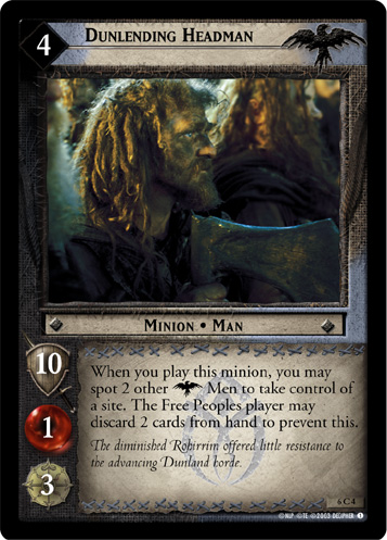 Dunlending Headman (FOIL)