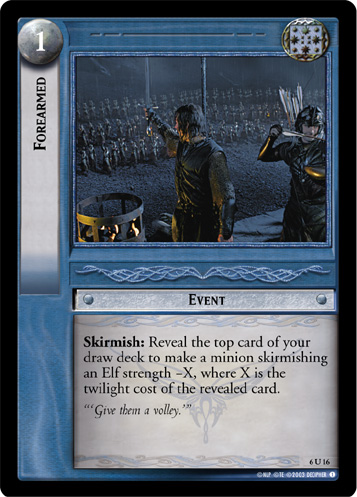 Forearmed (FOIL)