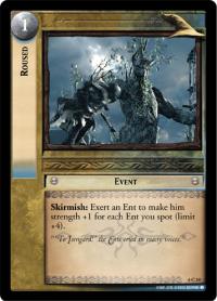 lotr tcg ents of fangorn foils roused foil