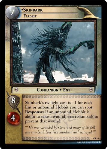 Skinbark, Fladrif