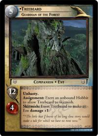 lotr tcg ents of fangorn foils treebeard guardian of the forest foil