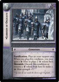 lotr tcg ents of fangorn foils garrison of osgiliath foil