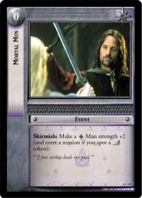 lotr tcg ents of fangorn foils mortal men foil