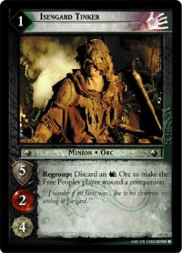 lotr tcg ents of fangorn foils isengard tinker foil