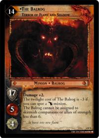 lotr tcg ents of fangorn the balrog terror of flame and shadow