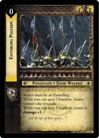 lotr tcg ents of fangorn foils easterling polearm foil