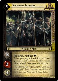 lotr tcg ents of fangorn foils southron invaders foil