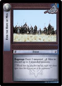 lotr tcg ents of fangorn foils ever the hope of men foil