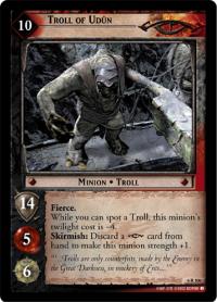 lotr tcg ents of fangorn foils troll of udun foil