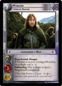 lotr tcg ents of fangorn faramir ithilien ranger