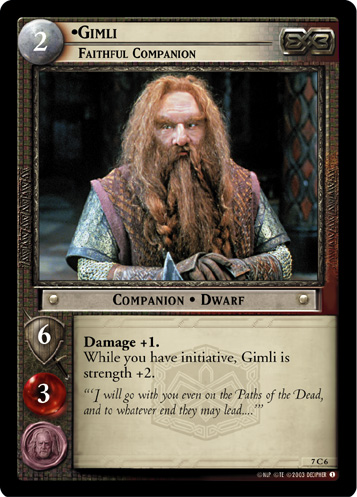 Gimli, Faithful Companion (FOIL)