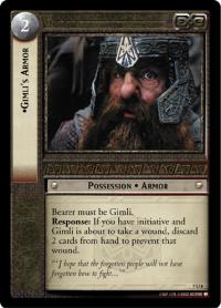 lotr tcg return of the king foils gimli s armor foil