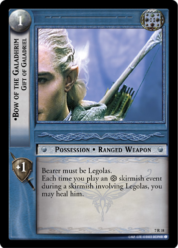 Bow of the Galadhrim, Gift of Galadriel (FOIL