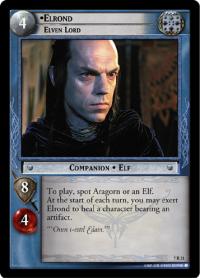 lotr tcg return of the king foils elrond elven lord foil