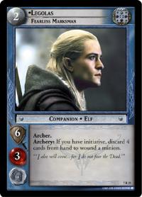 lotr tcg return of the king foils legolas fearless marksman foil