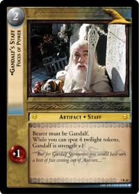 lotr tcg return of the king gandalf s staff focus of power