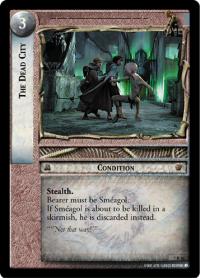 lotr tcg return of the king foils the dead city foil