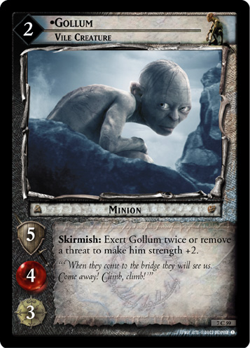 Gollum, Vile Creature (FOIL)