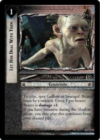 lotr tcg return of the king foils let her deal with them foil