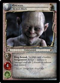 lotr tcg return of the king smeagol always helps