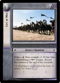 lotr tcg return of the king foils city of men foil