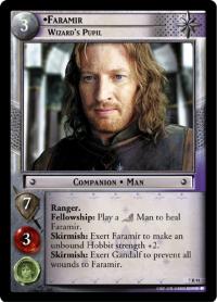 lotr tcg return of the king foils faramir wizard s pupil foil