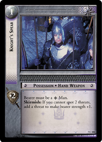 Knight's Spear (FOIL)