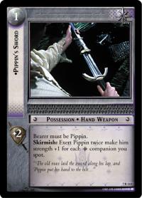 lotr tcg return of the king foils pippin s sword foil