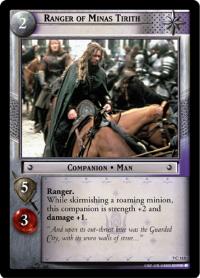 lotr tcg return of the king foils ranger of minas tirith foil