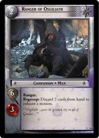 lotr tcg return of the king foils ranger of osgiliath foil