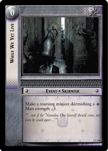 While We Yet Live (FOIL)