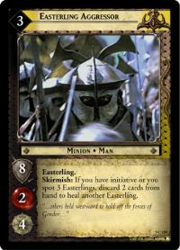 lotr tcg return of the king foils easterling aggressor foil