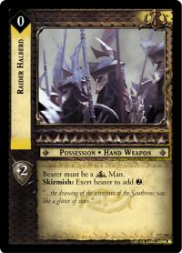 lotr tcg return of the king foils raider halberd foil