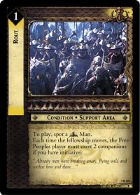 lotr tcg return of the king foils rout foil